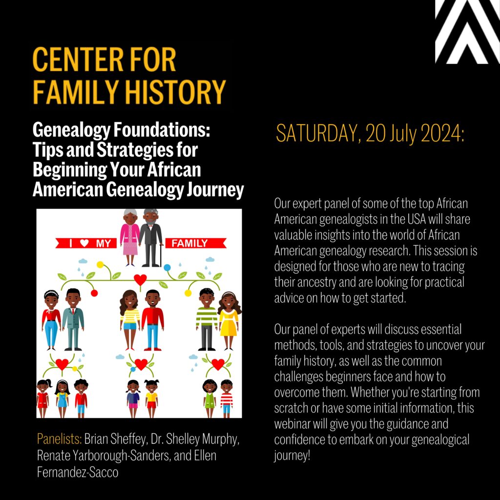 Genealogy Foundations flyer